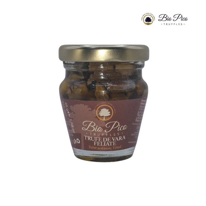Carpaccio de truffe noire (tranches de truffe noire dans l'huile) (45g)