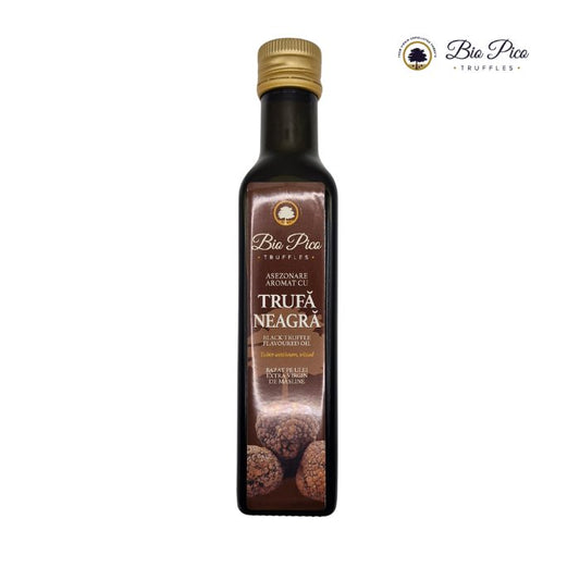 Huile d'olive extra vierge à l'arôme de truffe noire Tuber Aestivum (100 ml)